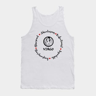 Virgo ♍ Zodiac Sign Astrology Tank Top